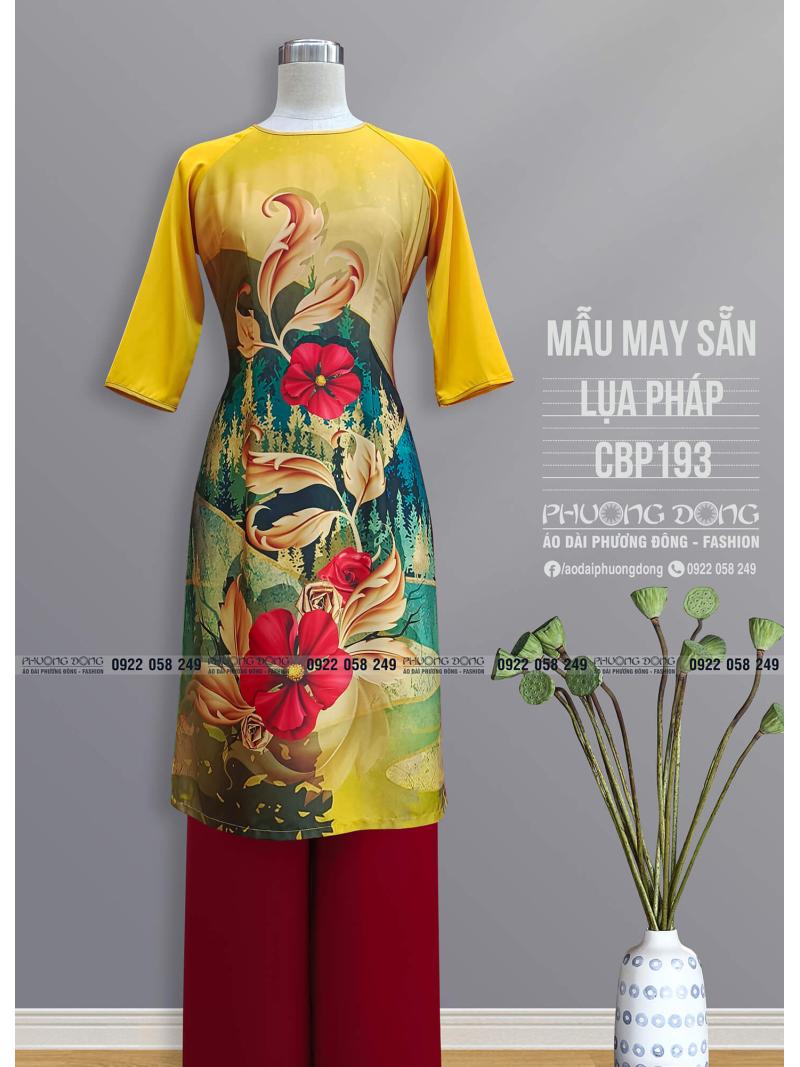 Áo Dài Cách Tân Lụa Pháp CBP193